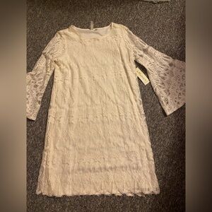 White Lace Dress New With Tags